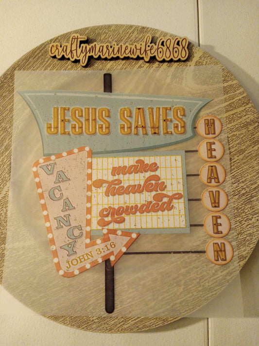 Jesus saves DTF