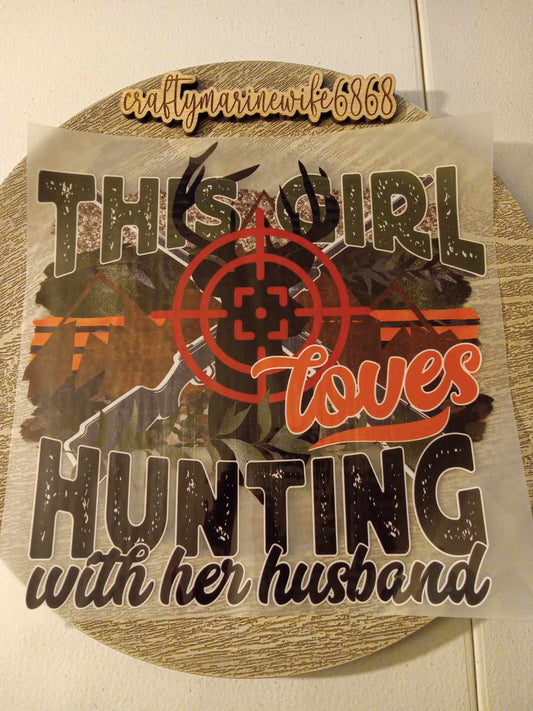 This girl loves hunting with her husband DTF